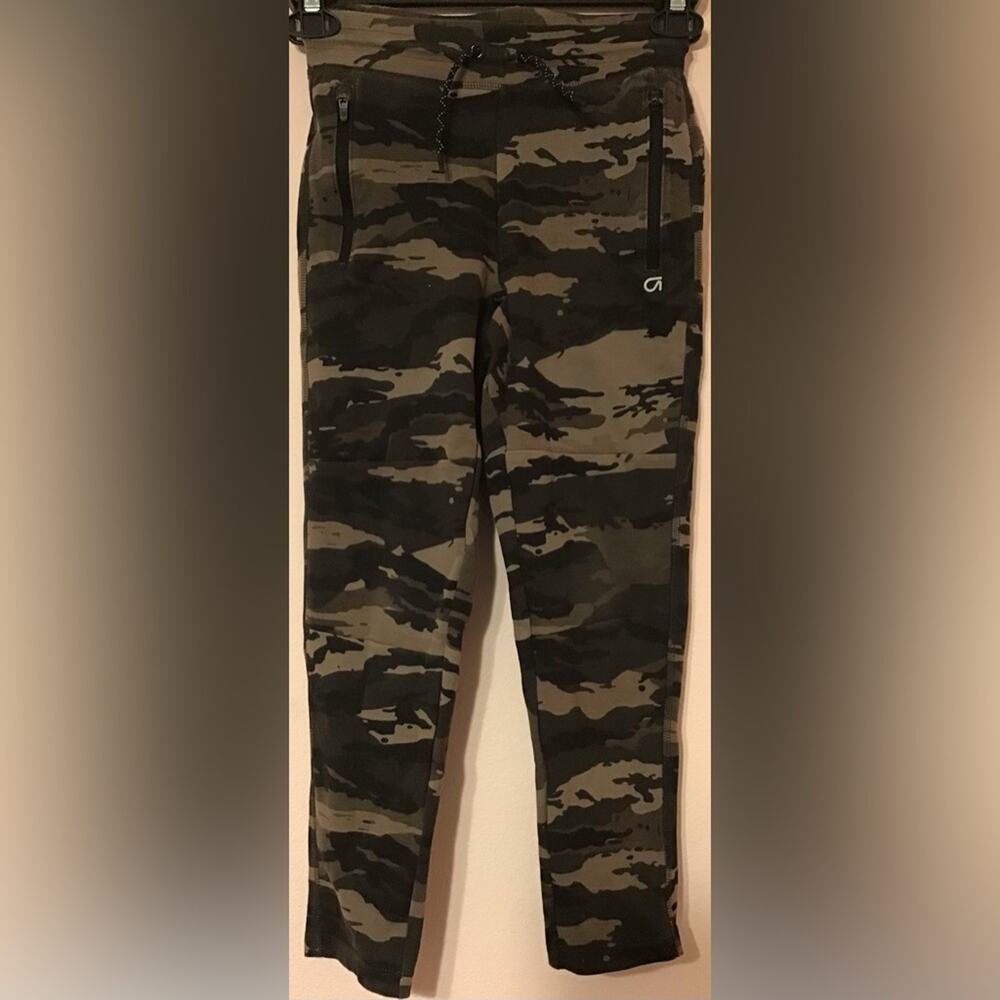 Gap fit boys brown black camo pants size large